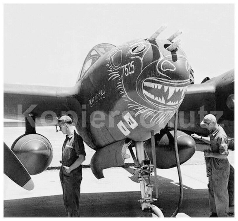 P-38F mit Bemalung
