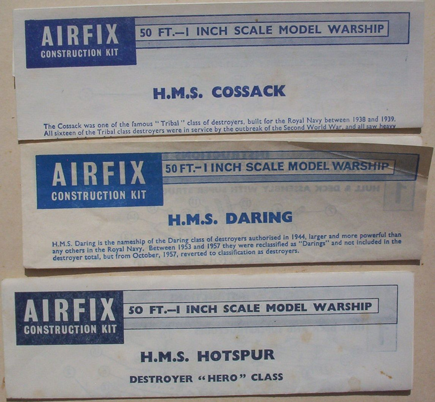 Airfix 600 Ship Instructions T3 Series 1