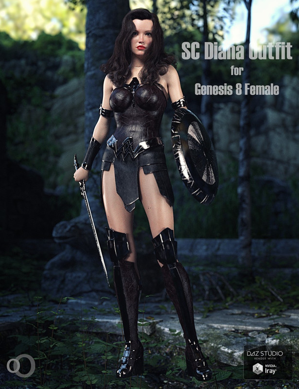 SC Diana Outfit for Genesis 8 Female SC Diana Outfit for Genesis 8 Female