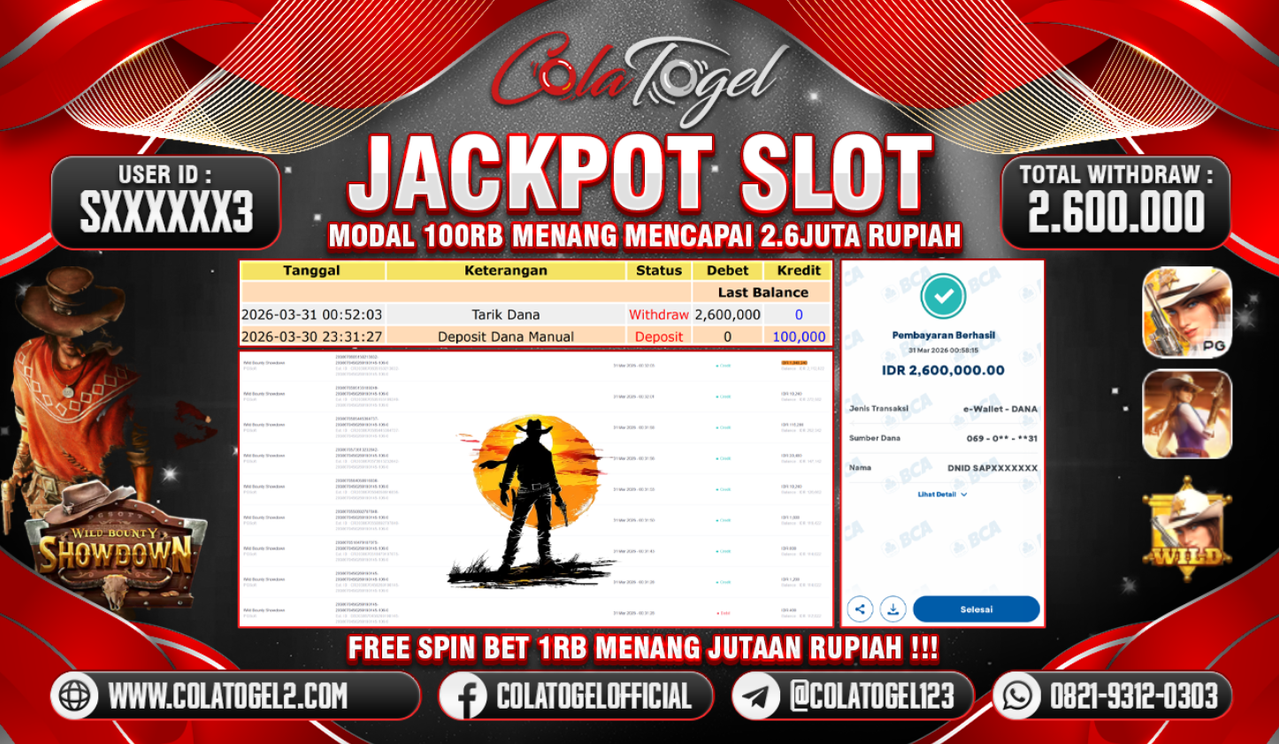 JACKPOT SLOT GACORR!!