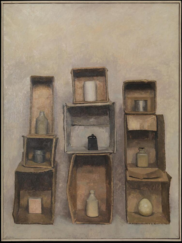 Charles_Hardaker_Martwa_natura_Struktury_pionowe_Trzy_razy_trzy_1965