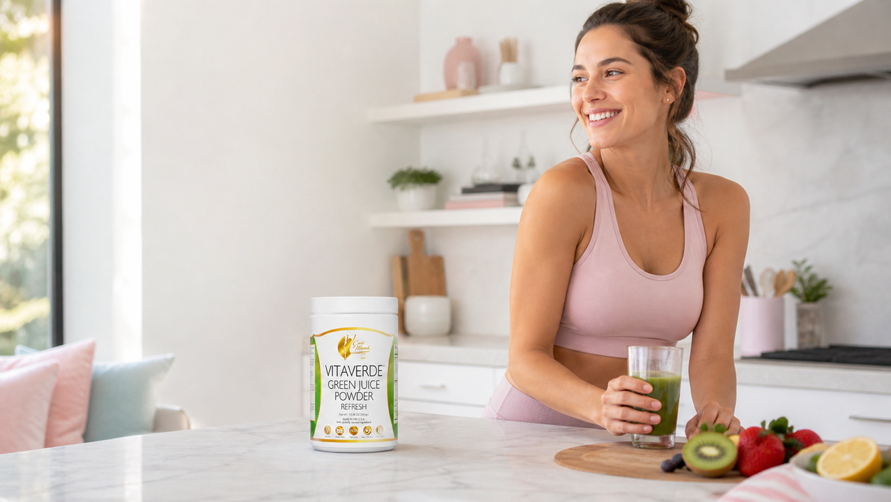 Mamá sonriendo y con energía en su ajetreado día