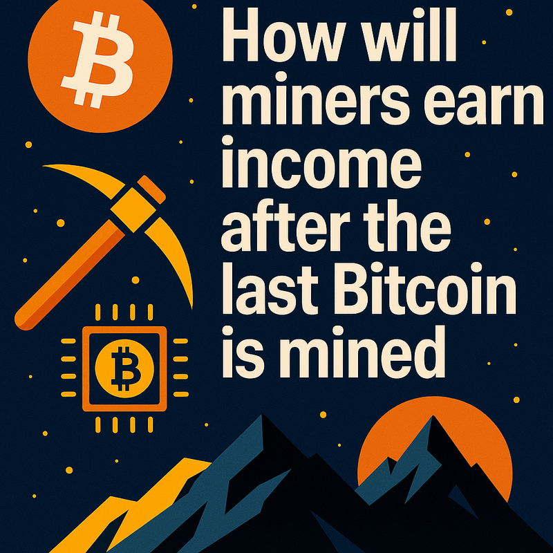 How will miners earn income after the last Bitcoin is mined