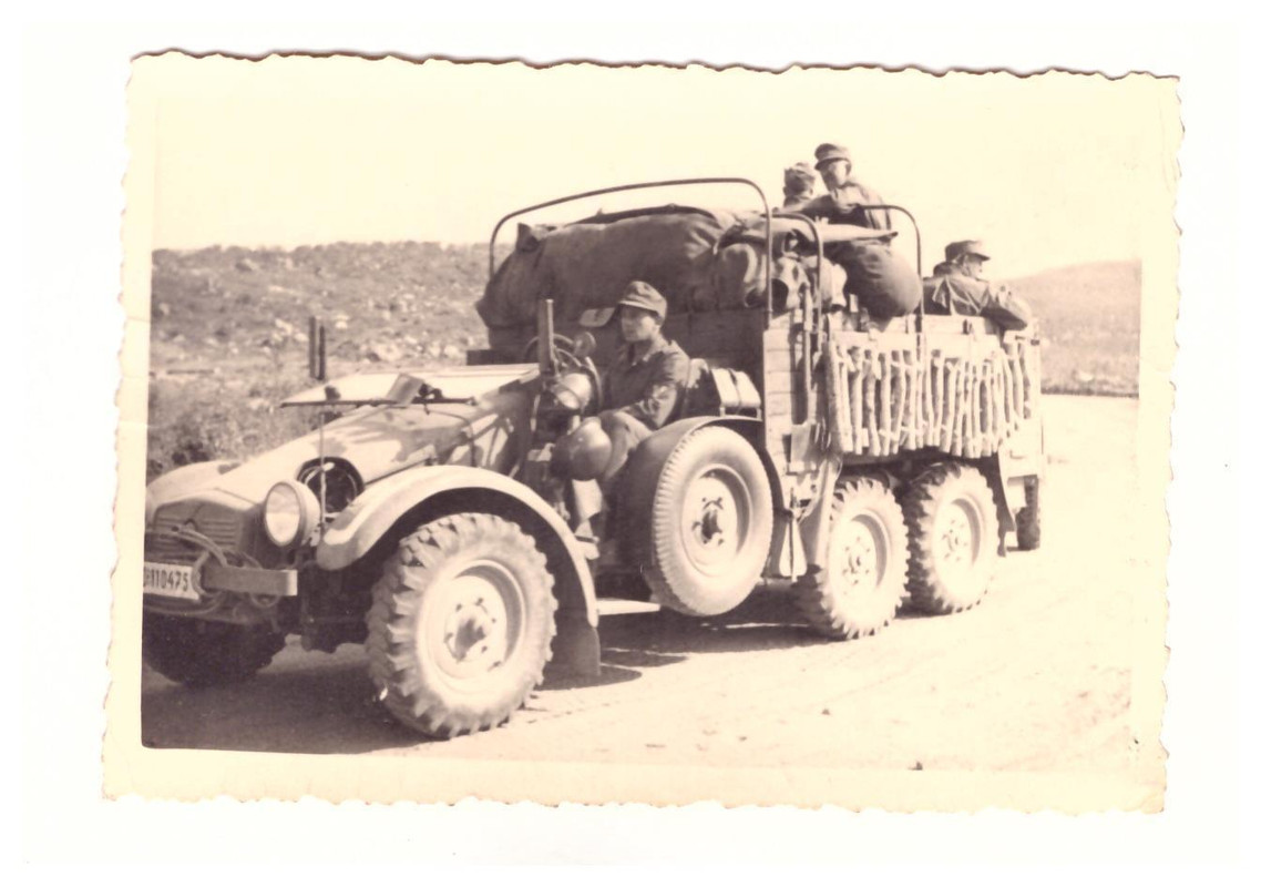 Foto 2.WK Sd.Kfz. LKW Gebirgsjäger