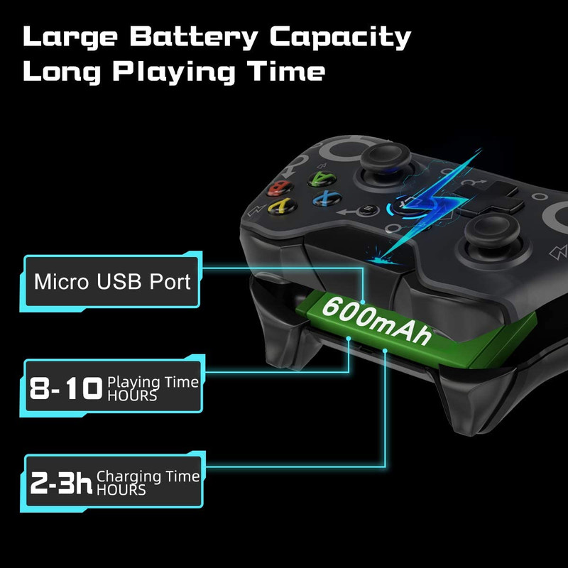 Wireless Controller For Xbox One And Microsoft Windows 10 Bluetooth Black Ebay