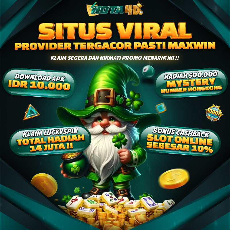 NOTA4D Link Situs Slot Gacor Resmi Hari Ini Dengan Fitur RTP Slot Tinggi Mudah Maxwin
