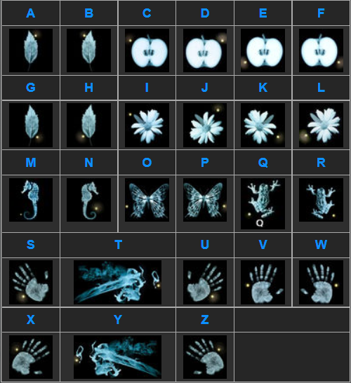 Fringe-Code-Table
