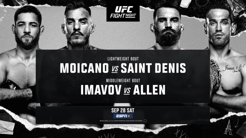 Промо преди UFC Fight Night: Мойкано - Сен Дени