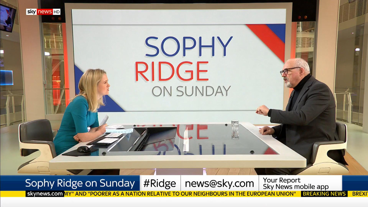24 March - 09.00.00 - Sophy Ridge On Sunday. A new kind of polit