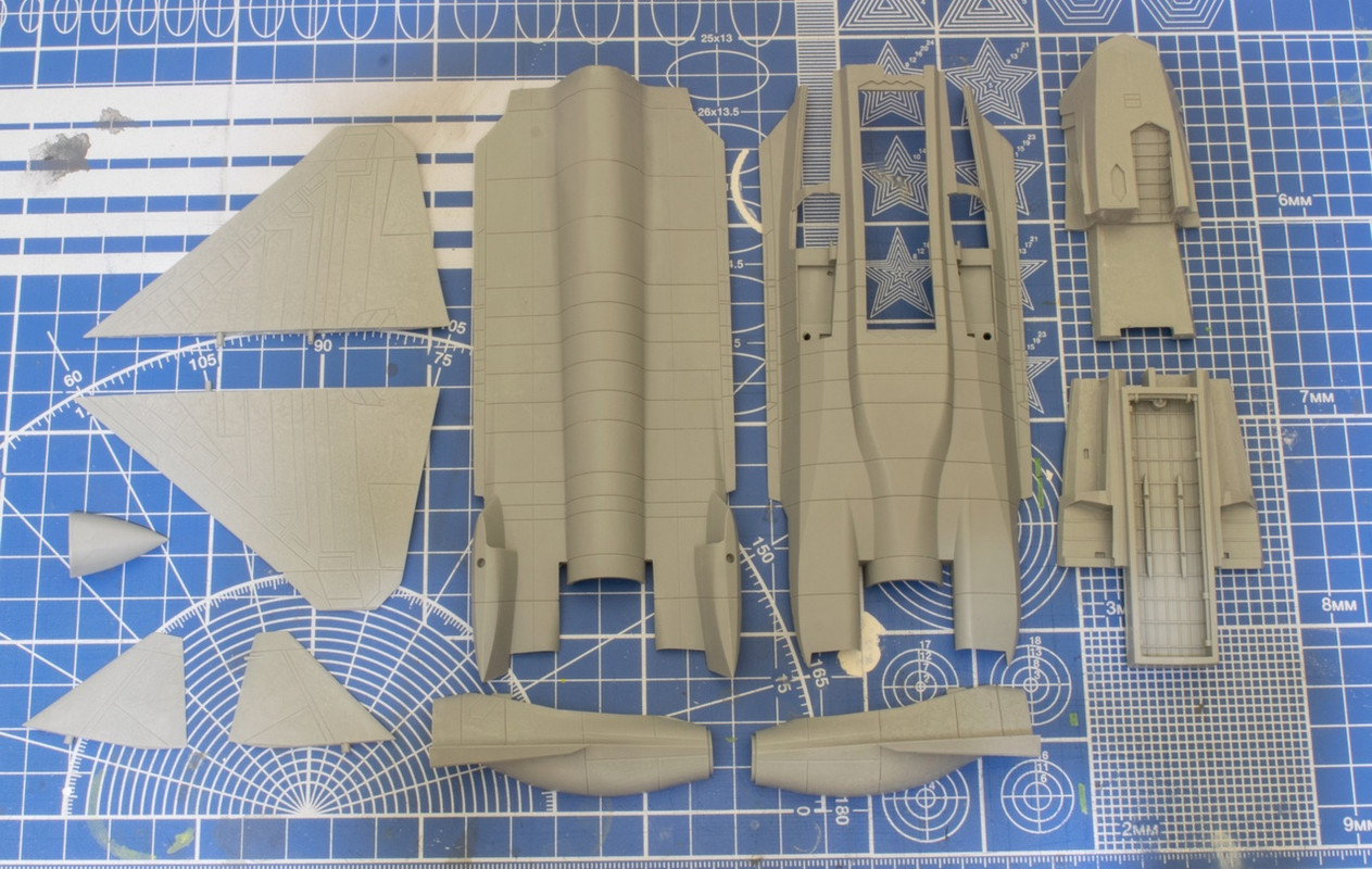 1/72 - Sukhoi Su-75 "Checkmate" resin kit by Sarmat Resin - 3D renders ...