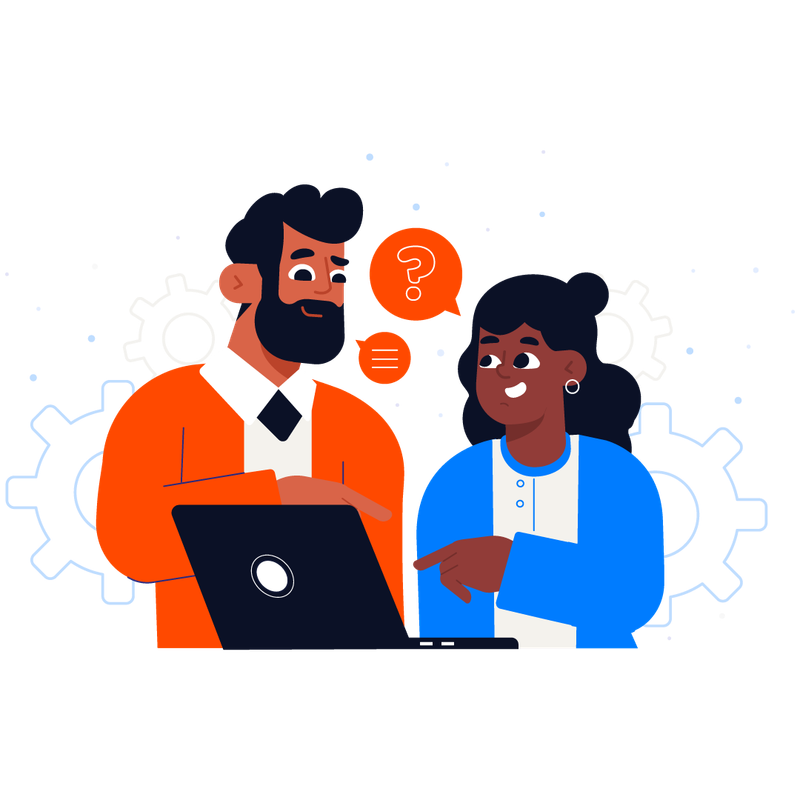 Custom software development illustration