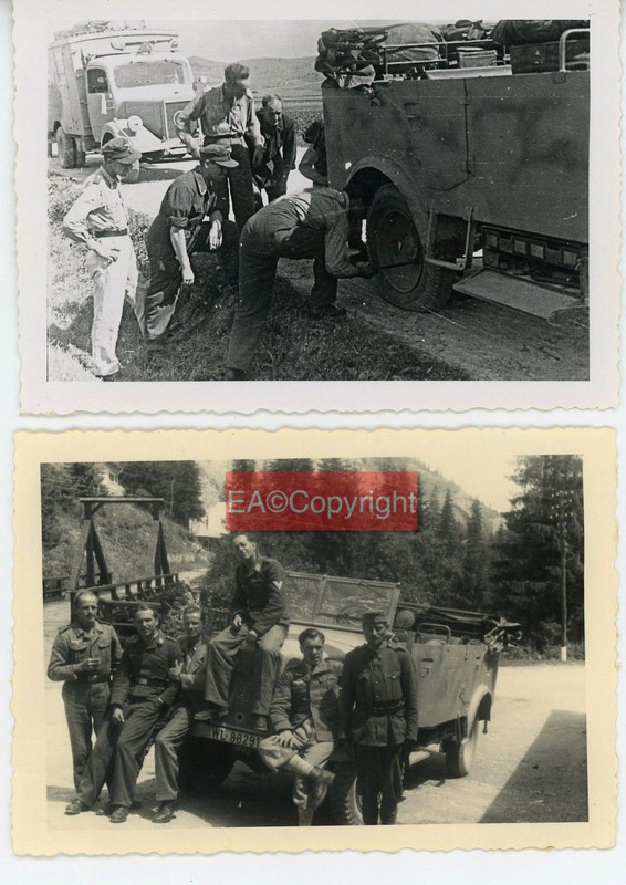 PKW Auto Wagen Kübelwagen LKW Camion Funker Funk