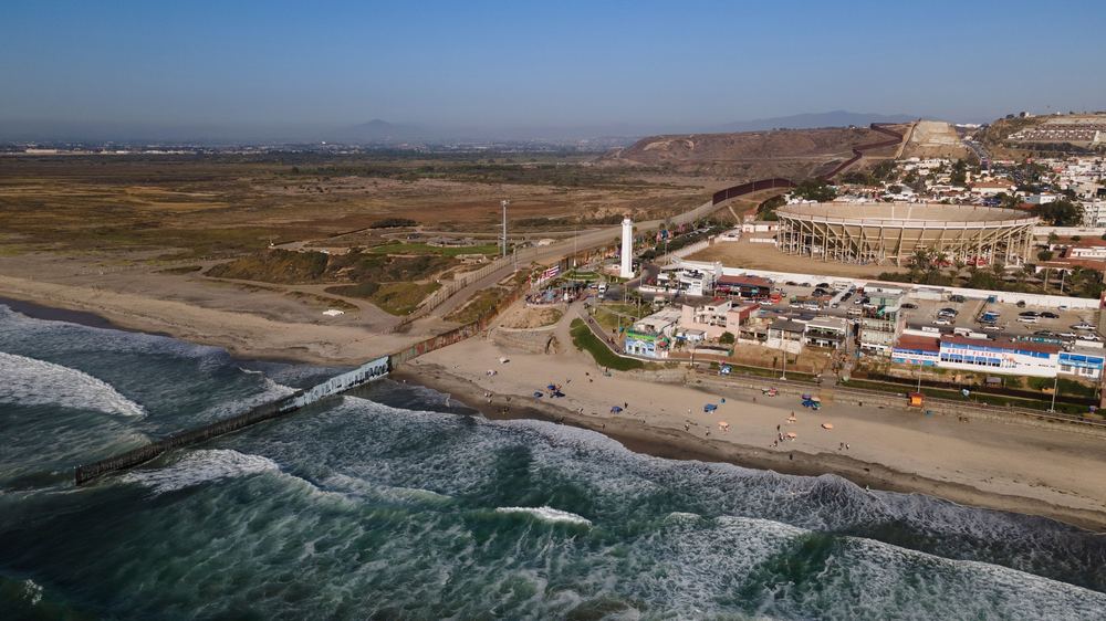 Golfo de California y frontera de Baja California