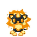 Blazing Lion Animated Sticker