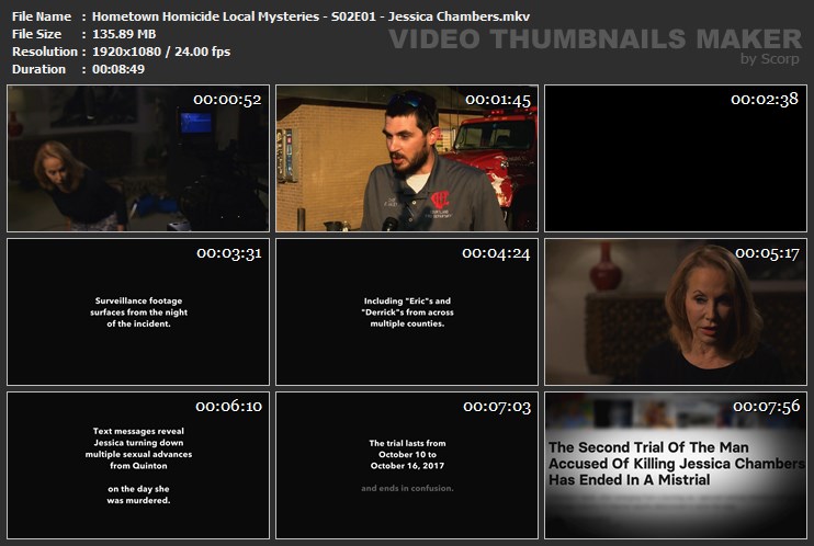 Hometown Homicide Local Mysteries - S02E01 - Jessica Chambers.mkv