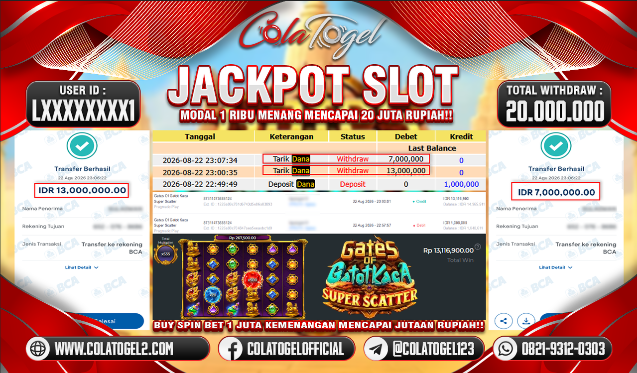JACKPOT SLOT GACOR!!