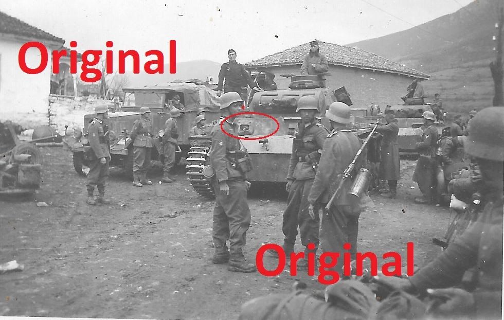 Foto Sonderaktion Gebirgsjäger GJ Technik Panzer