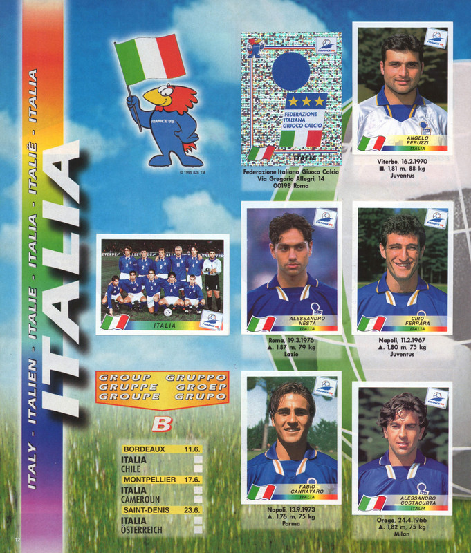 FIFA World Cup 1998 France (Panini) 14