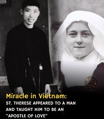 Marcel Nguyễn Tân Văn e santa Teresina del Bambin Gesù