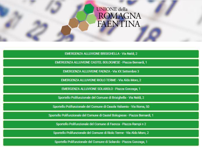 Proroga apertura sportello di assistenza a Sfinge dell’Unione della Romagna Faentina