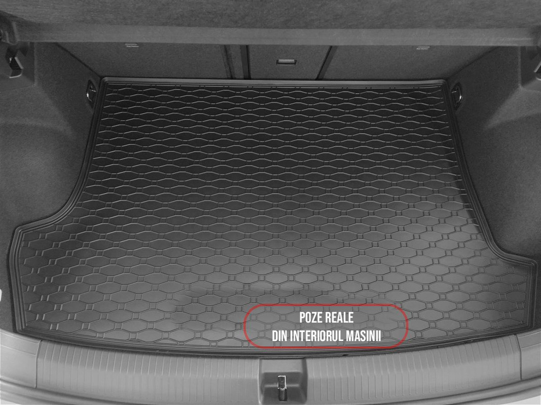 Tavita auto Volkswagen T-Roc 2017-prezent, protectie portbagaj, Cri-Flo, din cauciuc 100%, compatibil cu autoturismul Volkswagen T-Roc