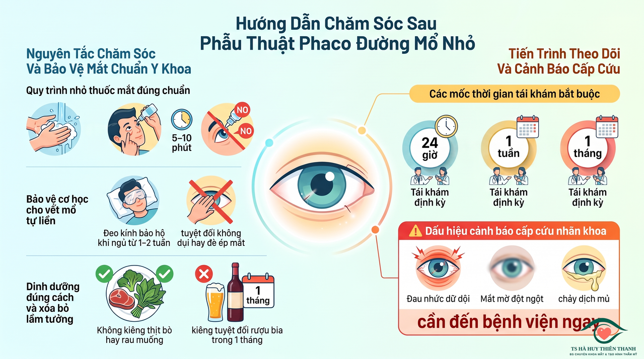 2.1. Phẫu thuật Phaco đường mổ nhỏ
