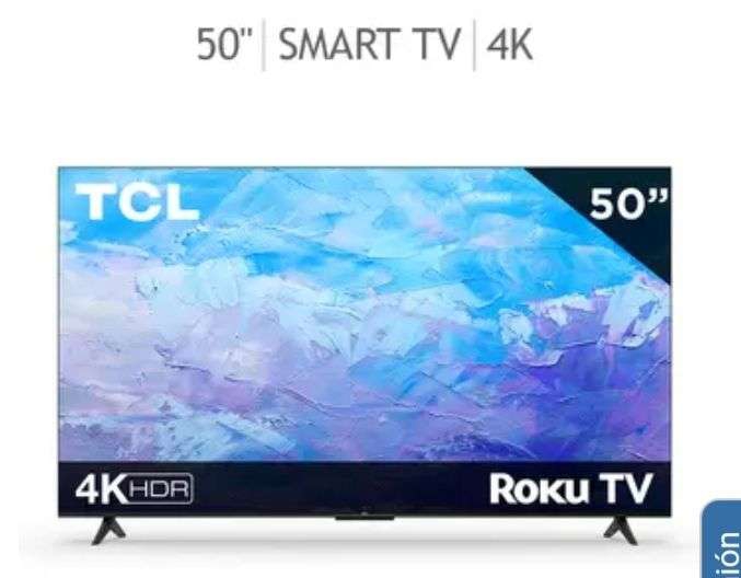 Costco TCL Pantalla TLC 50" 4K UHD Smart TV
