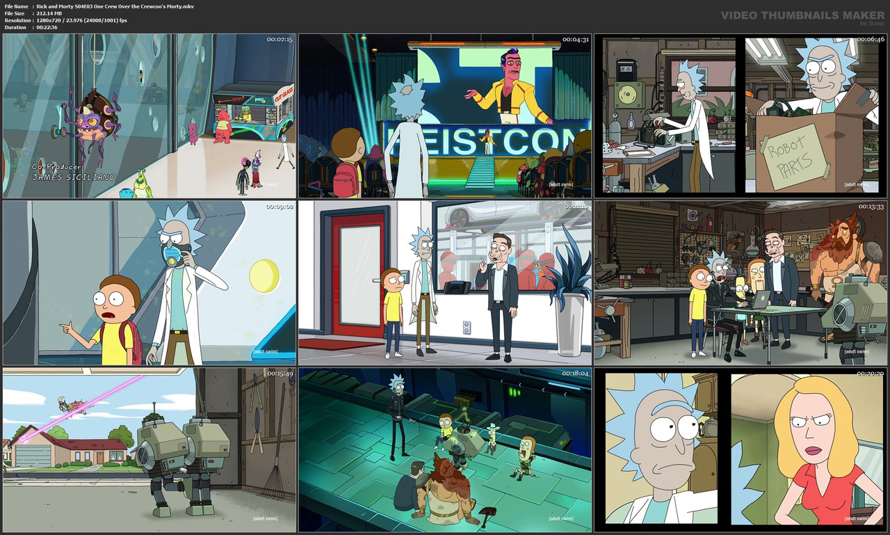 Rick and Morty S04E03 One Crew Over the Crewcoo's Morty.mkv