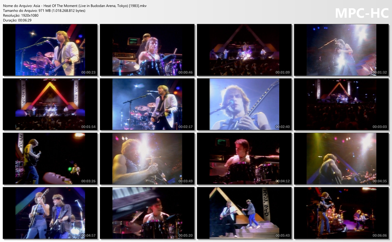 Asia - Heat Of The Moment (Live in Budodan Arena, Tokyo) (BDrip 1080p) [06.12.1983]