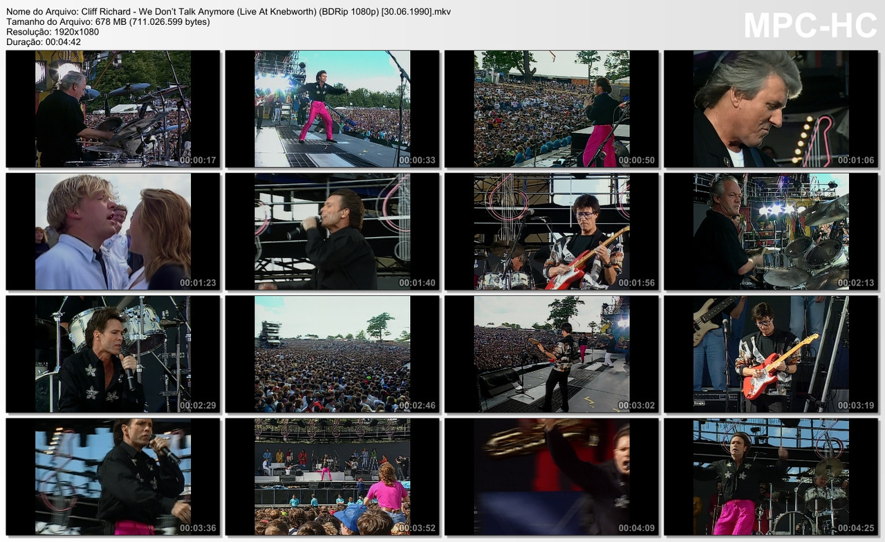 Cliff Richard - We Don’t Talk Anymore (Live At Knebworth) (BDRip 1080p) [30.06.1990]