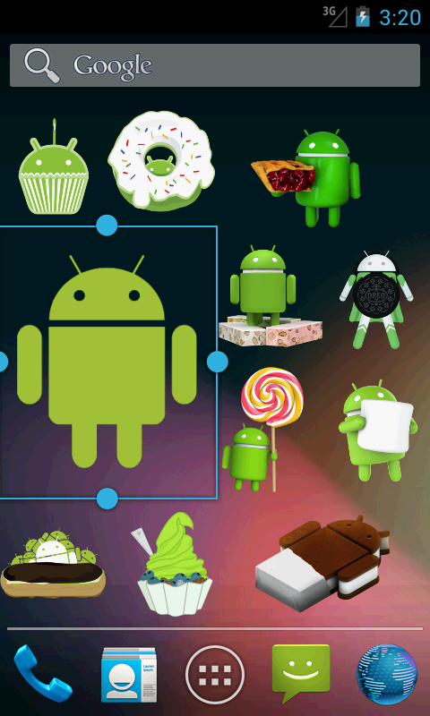 Download Waving Droid Widget APK