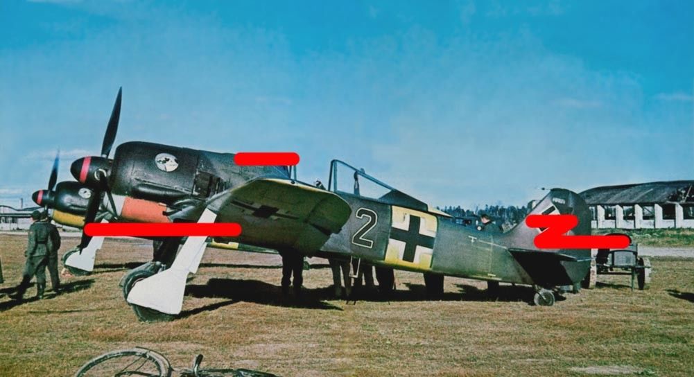Focke-Wulf Fw 190 A-3 (W.Nr. 2278) of Erich Pflaum from 2.JG51, 
