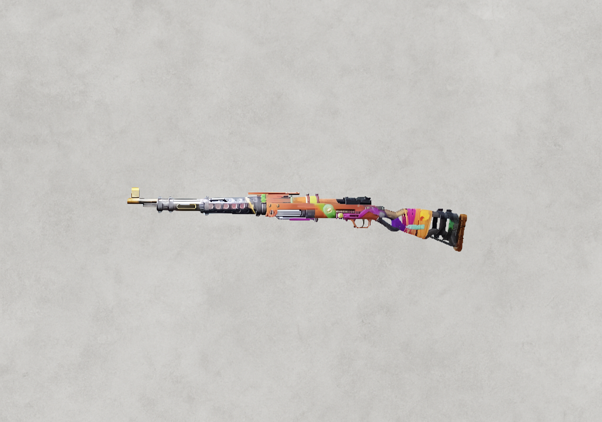 سكن Kar98k Neon Punk النيون بانك المتوهج