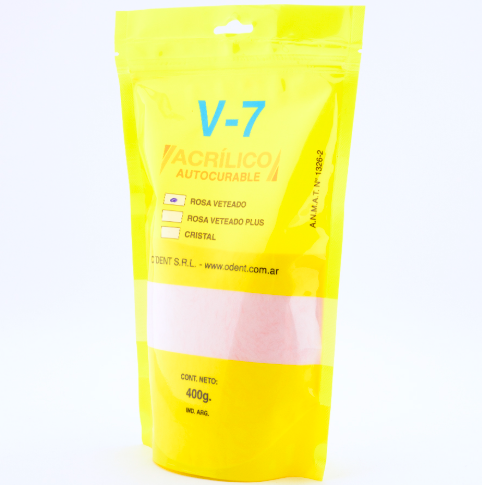 Acril. Auto V7 Rosa Veteado Plus x 180