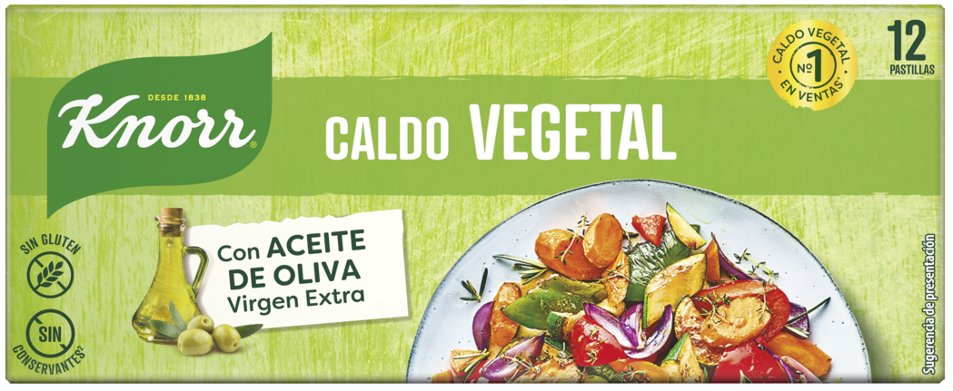 KNORR CALDO VEGETAL 12P (24X120g) 64382911