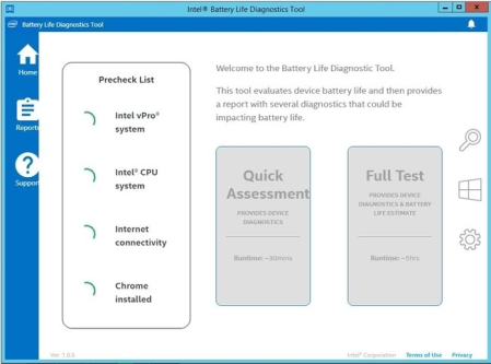 Intel Battery Life Diagnostic Tool 2.0.0 Intel Battery Life Diagnostic Tool 2.0.0