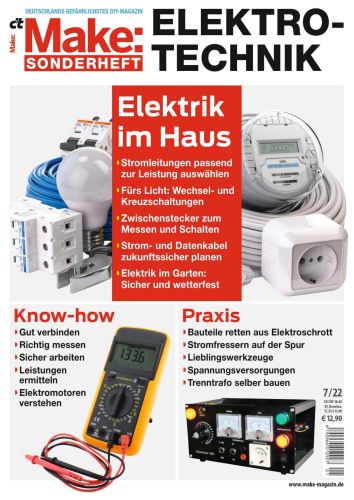 Cover: ct Make Sonderheft Elektro-Technik No 07 2022