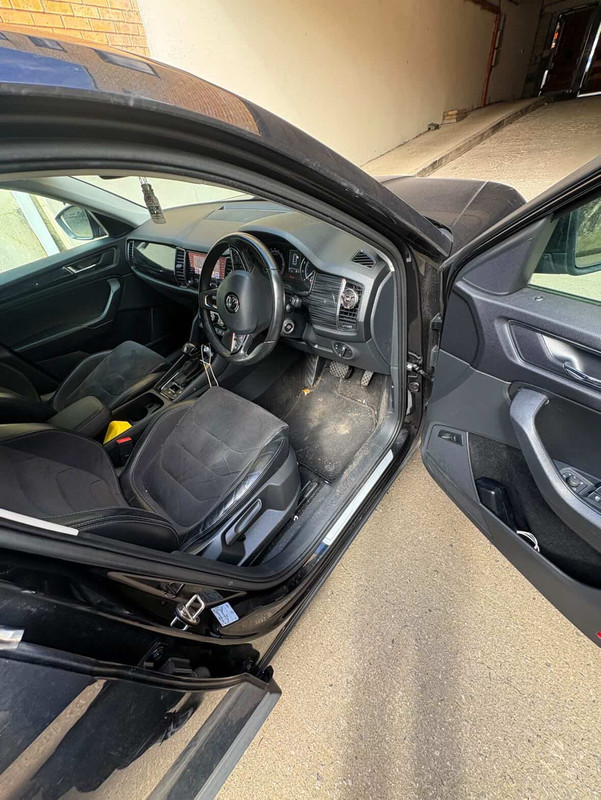 Before car detailing