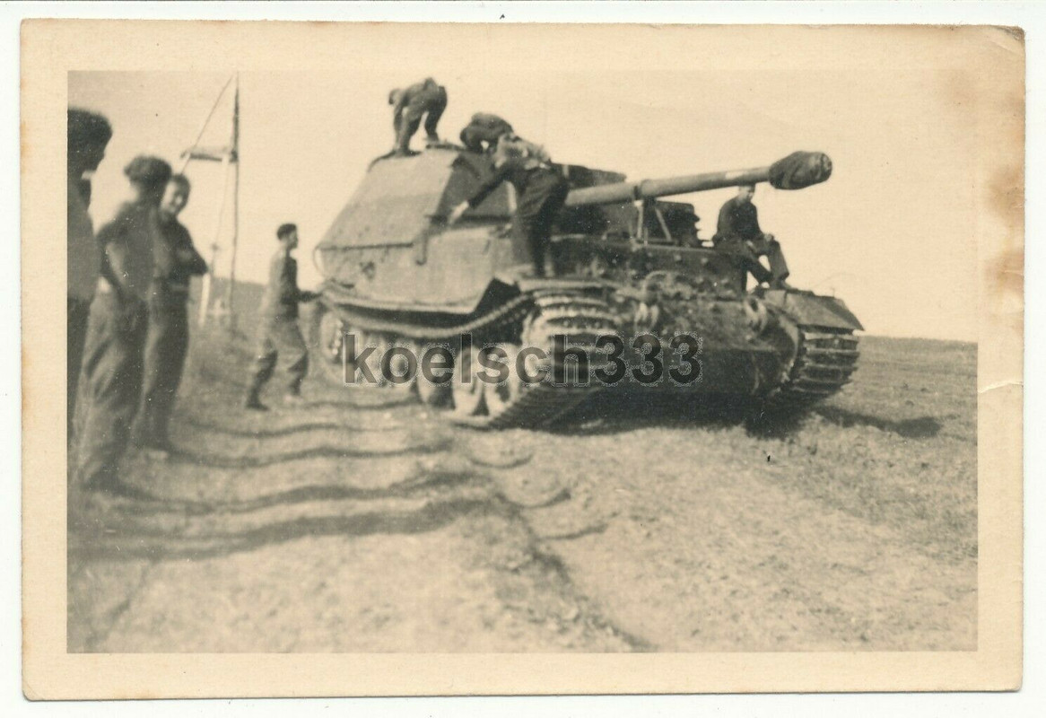 Foto Panzerjäger Tiger  ELEFANT  Jagdpanzer Panzer Sd.Kfz. 184 O