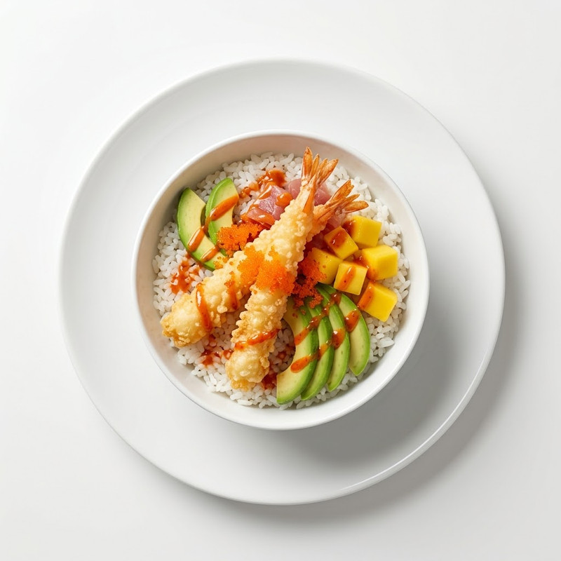 Poke De Ebi Tempura