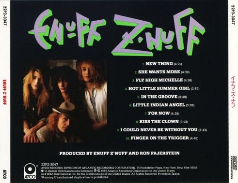 Enuff Z'Nuff - Enuff Z'Nuff [Japan Edition] (1989) Lossless