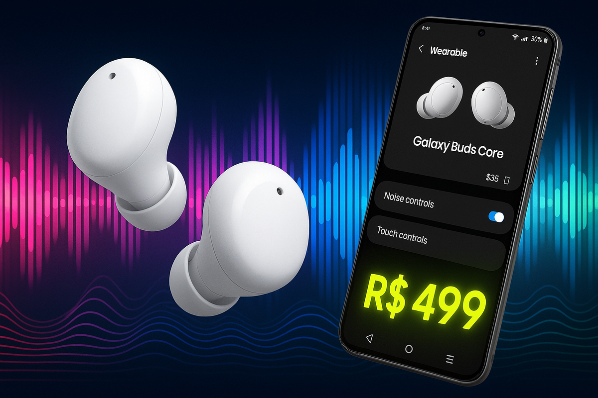 Galaxy Buds Core: Samsung Lança Fones com Preço de Entrada e Som de Peso