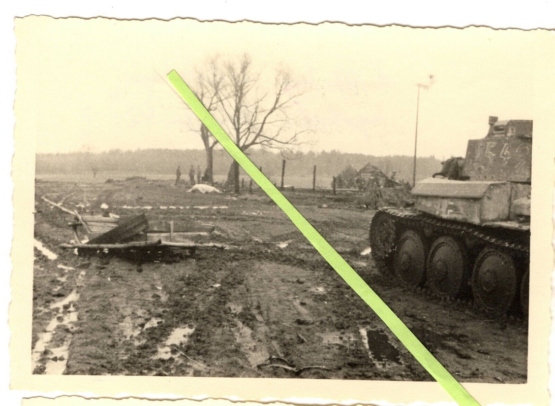 Foto 3x Technik Panzer III & 38 (t), Minen Abschuss Malaya Mischenka, 24.05.1942 (3)