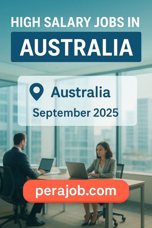 High salary jobs in Australia 2025 banner