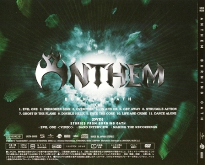 Anthem - Burning Oath (2012) Lossless Anthem - Burning Oath (2012) Lossless