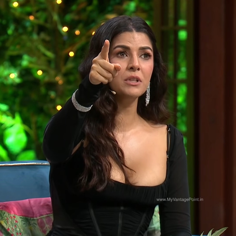 hd-wallpaper-nimrat-kaur-in-the-kapil-sharma-show-promoting-dasvi-2022