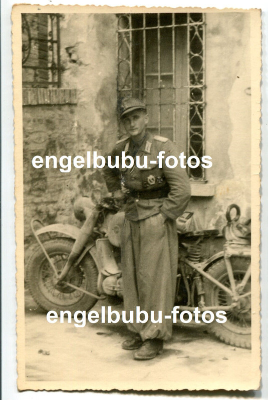 MOTORRAD - TROPEN-Tarnung - ITALIEN - Bertinoro 1944 b (1)