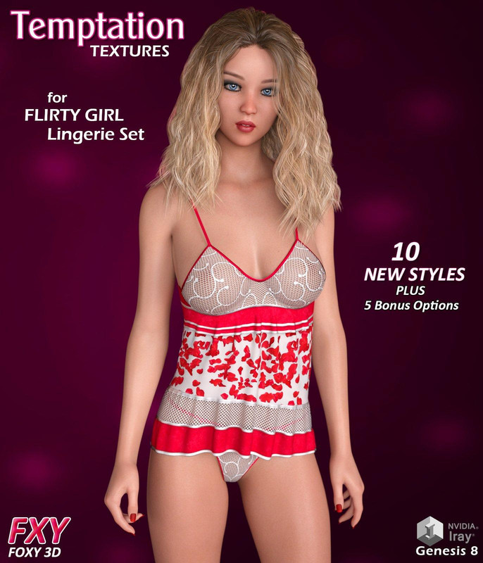 Temptation Textures For Flirty Girl Lingerie