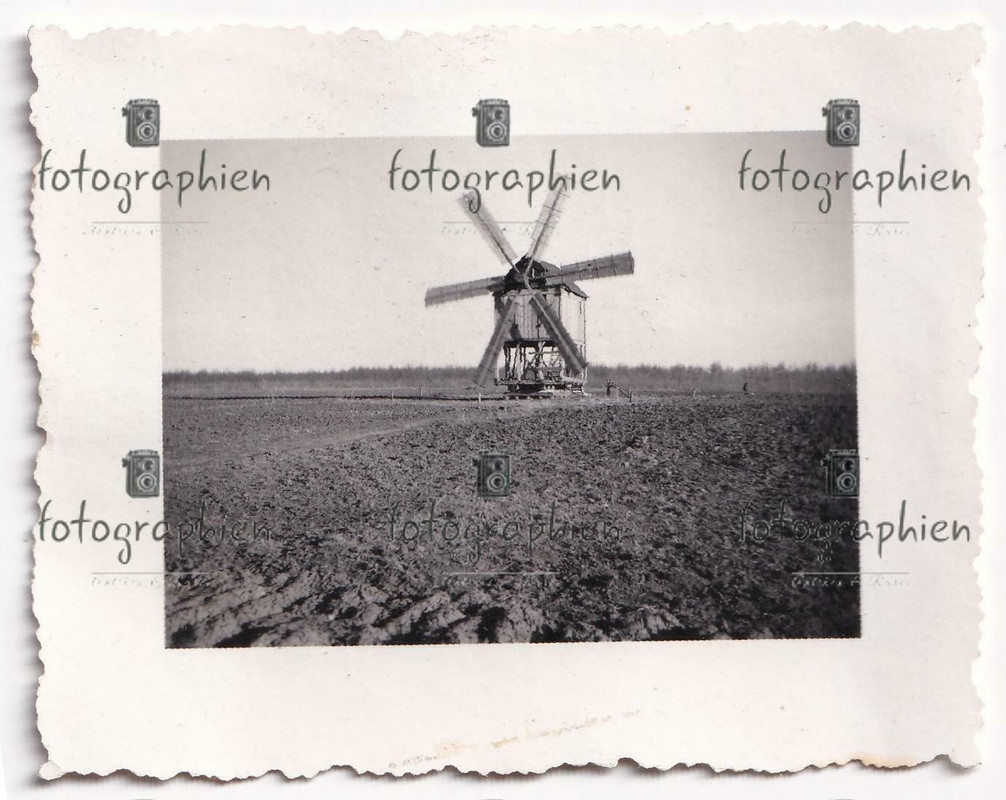 org. Foto Ukraine Russland Windmühle Landwirtschaft 1943 s.Pz.Abt.503