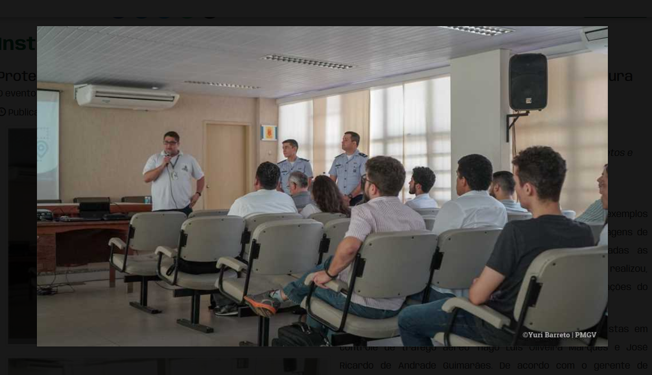 Proteção de operações de voo do aeroporto de Valadares é tema de palestra na Prefeitura